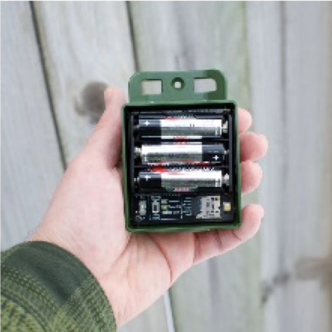 Product photo of the SM micro being held in one hand
